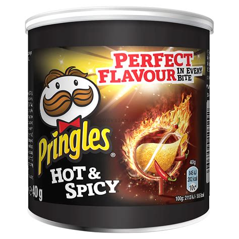 Pringles Chips Hot And Spicy 40gr Nevejan