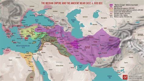 The Median Empire And The Ancient Near East C 600 Bce By Simeon