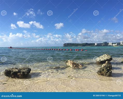 Ypao Beach Stock Image Image Of Ypao Largest Guam 208101961