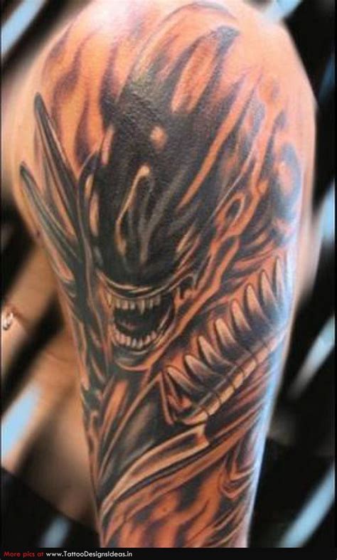 Alien aliens alien3 alien resurrection alien prequel (rip) predator predator 2 predators avp avp: Another Xenomorph | Alien tattoo, Tattoos, Predator tattoo