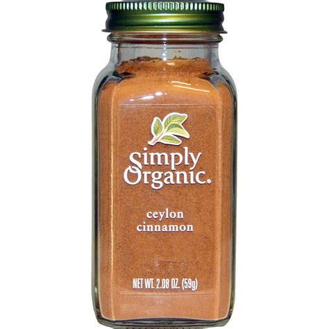 Simply Organic Organic Ceylon Cinnamon 208 Oz 59 G