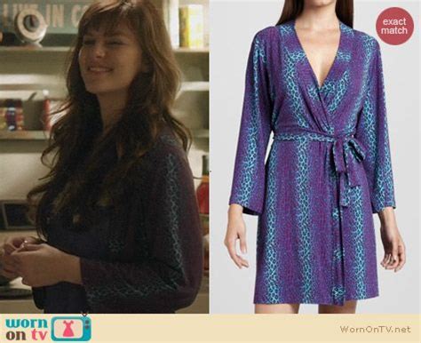 WornOnTV Laylas Purple And Blue Leopard Print Robe On Nashville Aubrey Peeples Clothes And