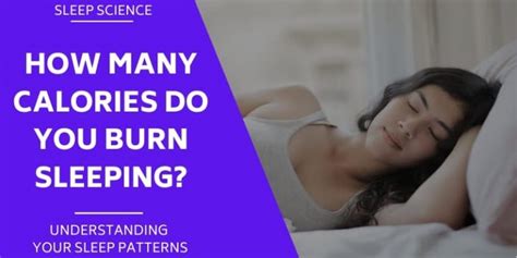 How Many Calories Do You Burn Sleeping