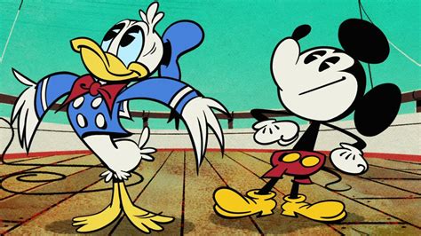 Captain Donald A Mickey Mouse Cartoon Disney Shorts