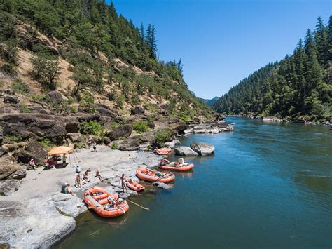Campsite On The Rogue River With Morrisons Rogue Wilderness Adventures