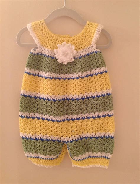 Free Crochet Baby Romper Patterns Web Each Crochet Romper Pattern