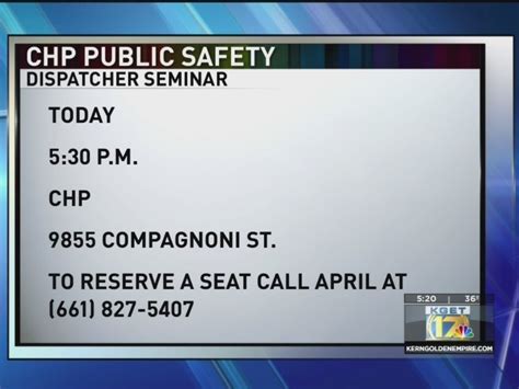Chp Public Safety Dispatcher Seminar