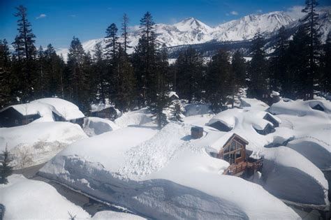 Mammoth Lakes California Records Historic Snowfall Abs Cbn News