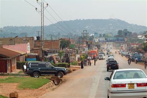 Kampala Uganda Scena Della Strada Nelluganda Centrale Fotografia