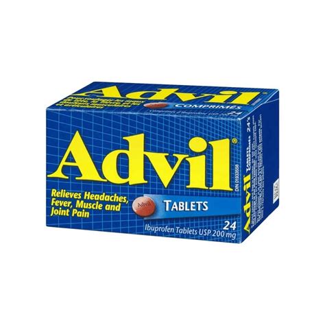 Advil Ibuprofen Regular Tablets 200mg 24pcs Chefs Depot