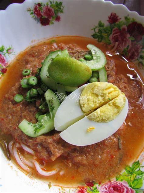 Nak memasak sensiri juga, fikir. Laksa Penang Di Kelantan - Azie Kitchen