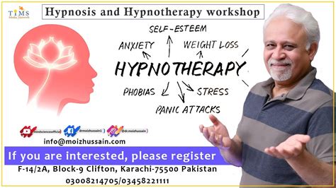 Join Hypnosis And Hypnotherapy Workshop Dr Moiz Hussain Hypnosis