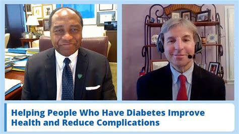 Helping People Who Have Diabetes Improve Health And Reduce