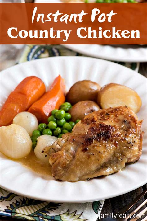 Maybe you would like to learn more about one of these? Instant Pot Country Chicken - A Family Feast