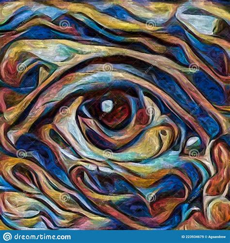 Abstract Eye Painting Stock Illustration Illustration Of Psychiatry