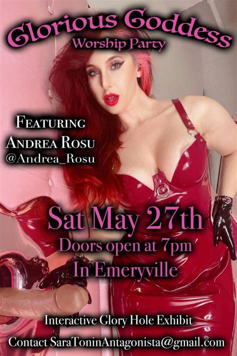 Domina Andrea Rosu SF Oakland On Twitter This Is Happening Tomorrow Dont Miss Out