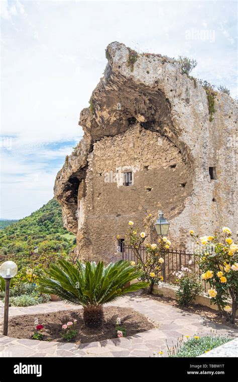 Domus De Janas Sa Rocca In The Village Of Sedini Province Of Sassari