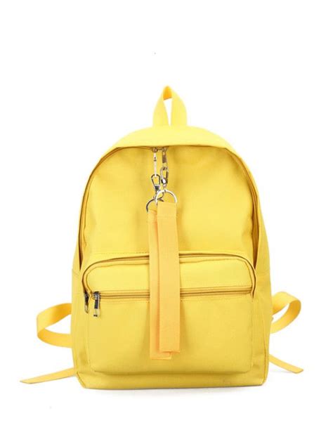Ribbon Zipper Canvas Backpack Womens Backpack Bags Backpacks