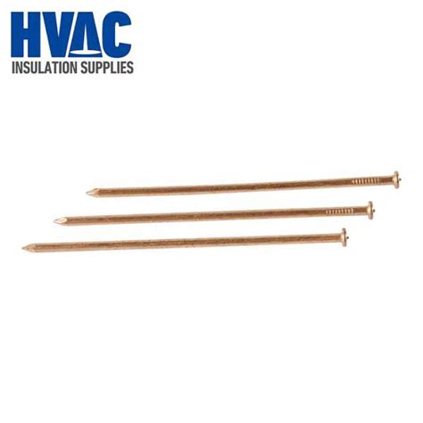 Copper Plated Insulation Weld Pins For Secure Insulation Installation