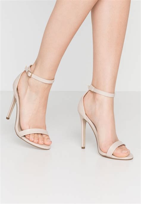 Missguided Basic Barely There Sandales à Talons Hauts Nudebeige Zalandobe