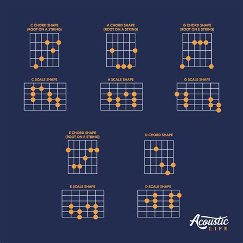 The Caged System A Beginners Guide To Fretboard Mastery Acoustic Life