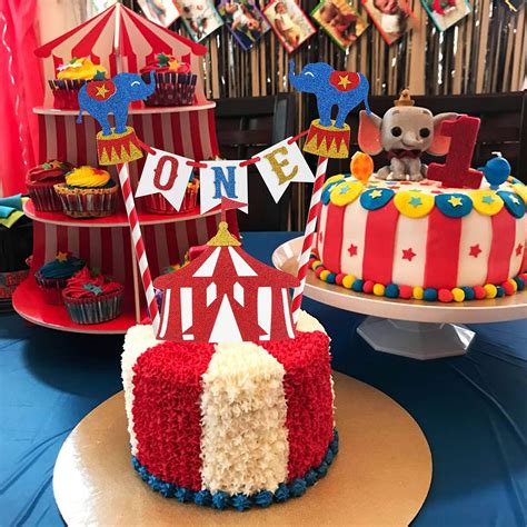 Circus Carnival Theme Cake Topper 1st Birthday Circus Theme Photo Booth