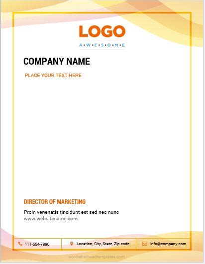 Personal letter templates are formats available for download free of cost. 10 Best Letterhead Templates Word 2007 Format | Microsoft ...