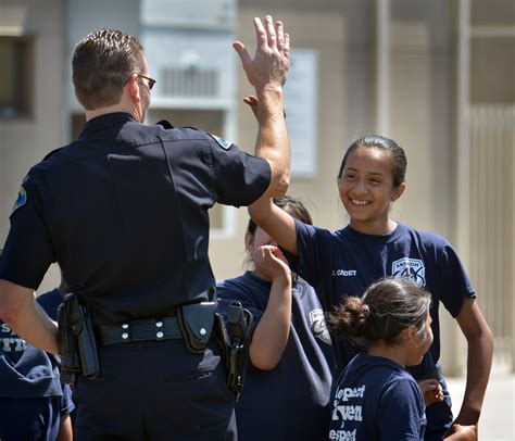 Anaheim Pds Cops 4 Kids Junior Cadets Put Through Weekend Academy