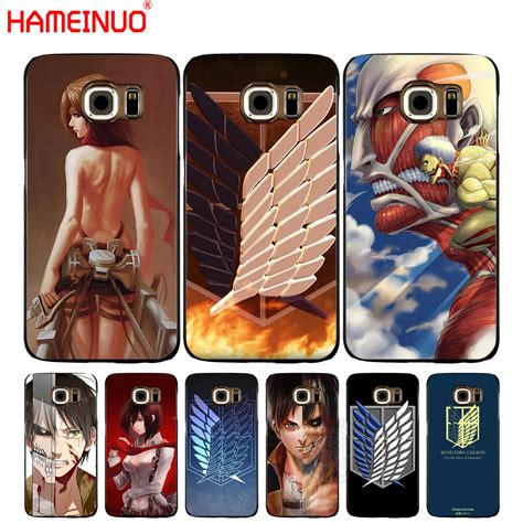 Hameinuo Anime Japanese Attack On Titan Cell Phone Case Cover For Samsung Galaxy S7 Edge Plus S8