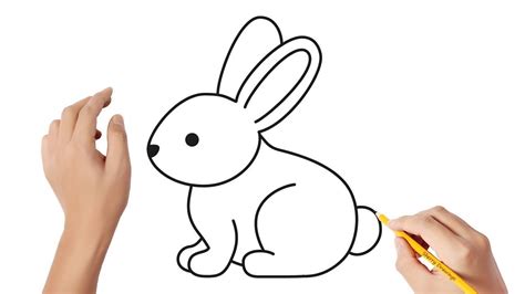 How To Draw An Easter Bunny 2 🐇 🐰 Easy Drawings Youtube
