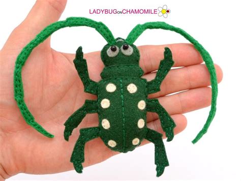 Insects And Beetles Felt Toys Ornaments Magnets Etsy Felt Toys