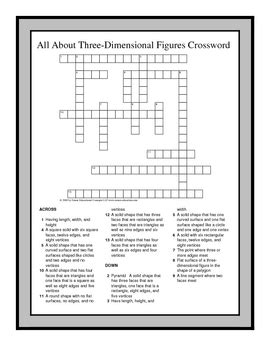 7th Grade Math Vocabulary Crossword Puzzles by Ralynn Ernest | TpT