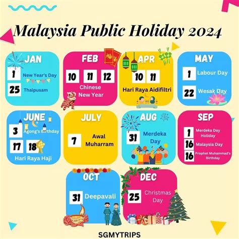 Malaysia Public Holiday And School Holiday 20232024