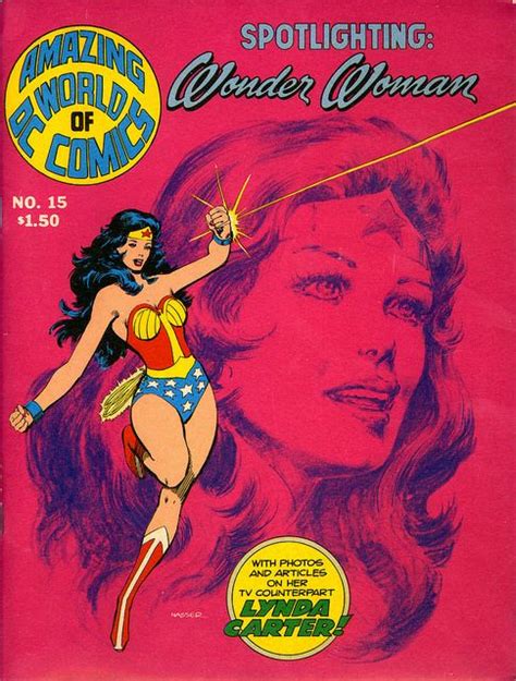 Amazing World Of Dc Comics 15 Dc 1977 Cover By Mike Nasser Wonder Woman Comic Wonder