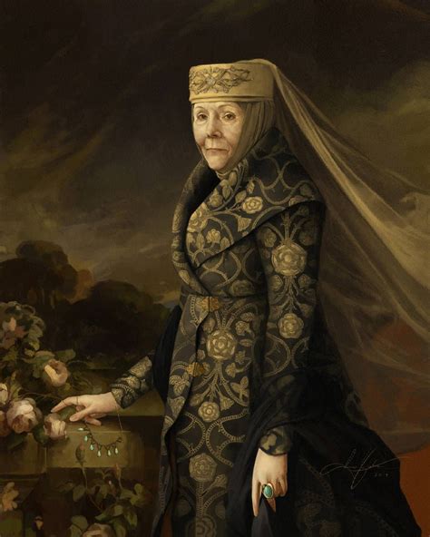 Lady Olenna Tyrell Dowager Lady Of Highgarden The Queen Of Thorns