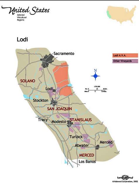 Lodi Wine Maps California Winery Advisor