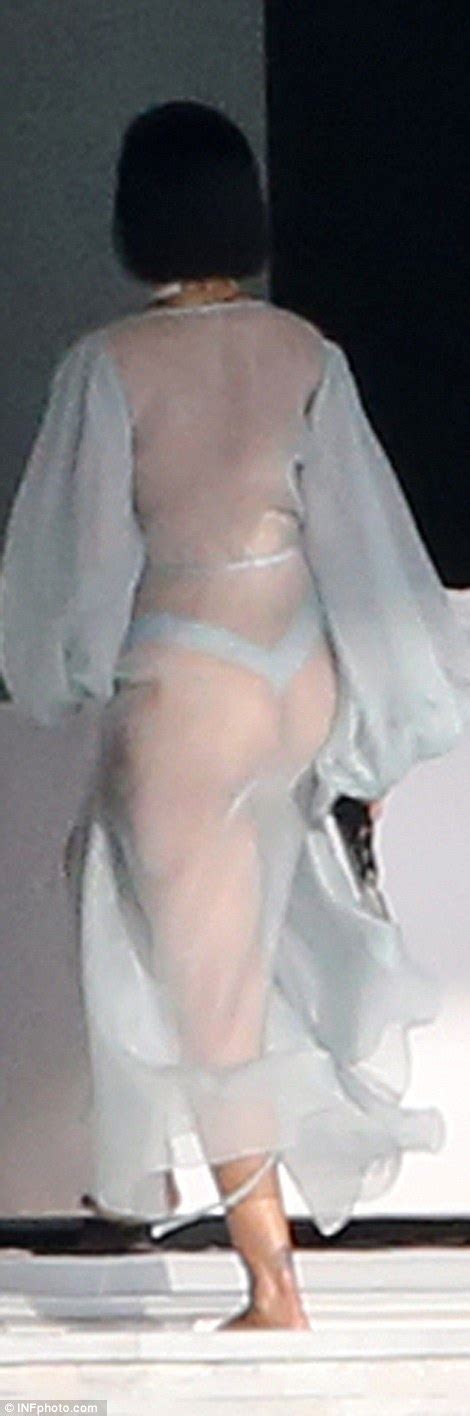 Braless Rihanna Wears A Thong Filming For Her New Music Video For Anti