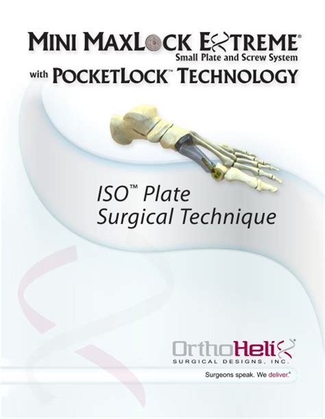 iso plate surgical technique