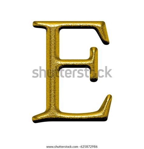 Antique Bookletter Style Shiny Metal Chiseled Stock Illustration