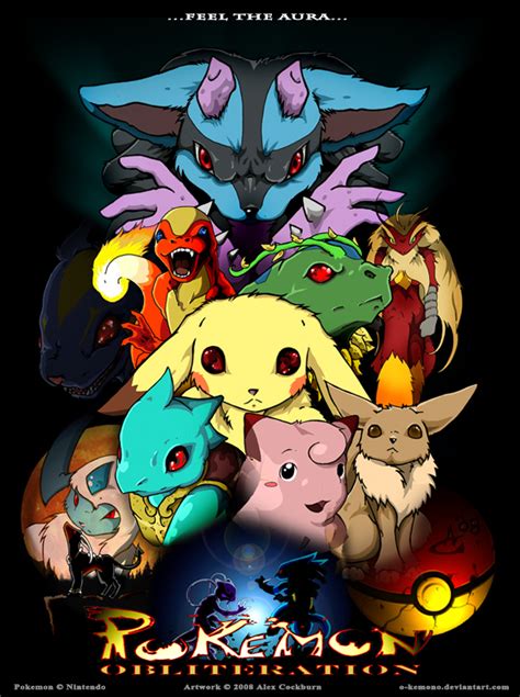 Pokemon Obliteration Poster By O Kemono On Deviantart