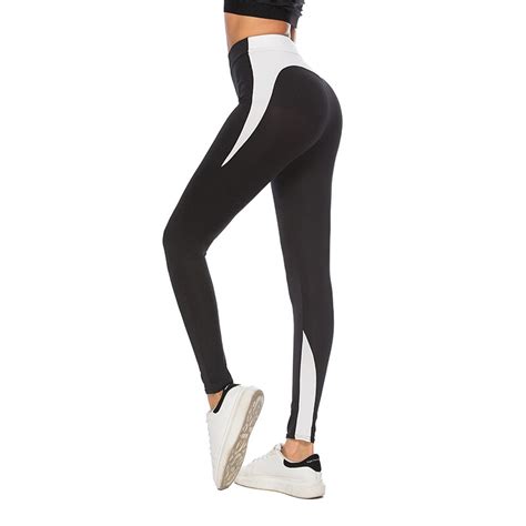 ljqlion women fitness leggings casual print workout pants stretchy trousers gradient legging