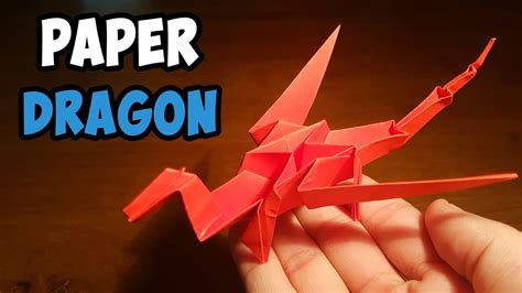 How To Make An Easy Origami Dragon Youtube