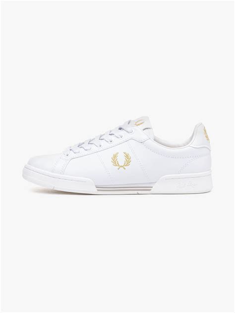 Fred Perry B722 Leather 200 White Iconsheritage