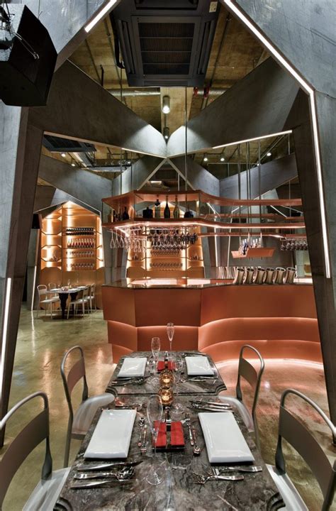 Futuristic Restaurant Design Castello 4 By Michael Liu Restaurant