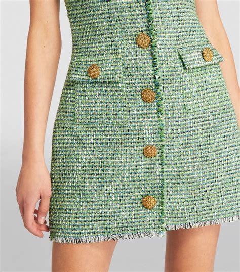 self portrait bouclé mini dress harrods us