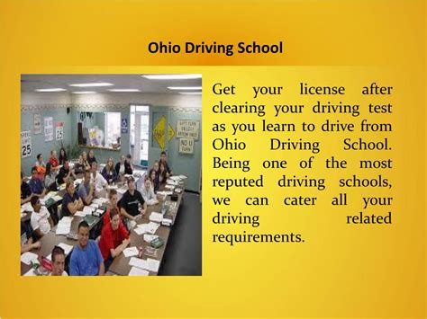 Ppt Driving School Ohio Powerpoint Presentation Free Download Id