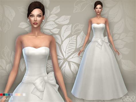 Beo Creations Wedding Dress 4 • Sims 4 Downloads