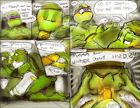 Rule 34 Anal Anal Sex Ass Donatello Fellatio Gay Hands Male Malemale Michelangelo Oral Penis
