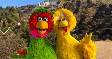 Big Bird Shows Kids His Cousins Of Different Colors From Around The World