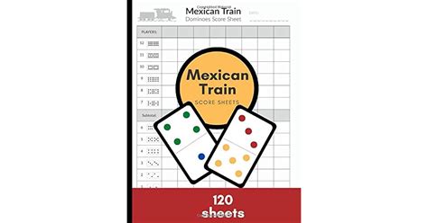 Mexican Train Score Sheets 120 Dominoes Score Pads 120 Large Mexican